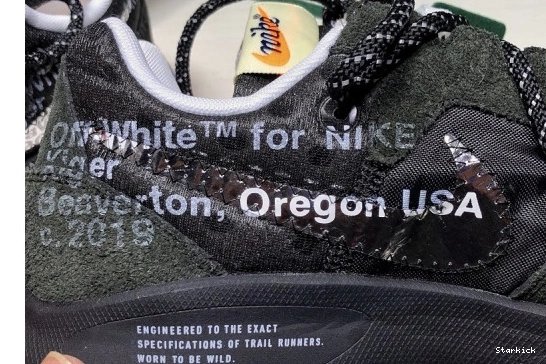 Terra O-W Nike CD8179-001 Zoom Kiger 5 Black x 1218